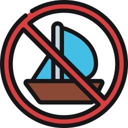 No sailing icon