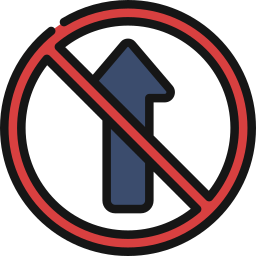 No way forward icon