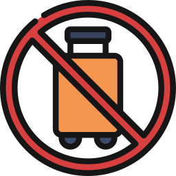 No luggage icon