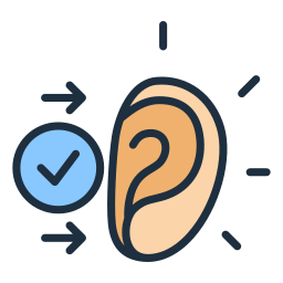 Active listening icon
