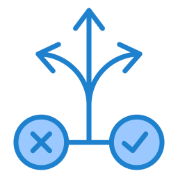 Decision making icon