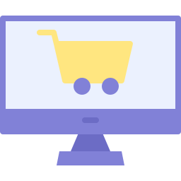 Online shopping icon