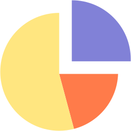 diagramme circulaire Icône