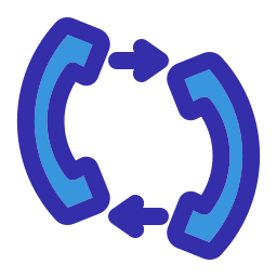 Telephone call icon