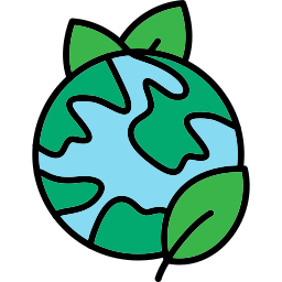 planeta verde icono