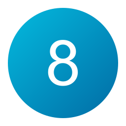 Number 8 icon