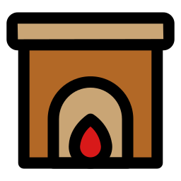 chimenea icono