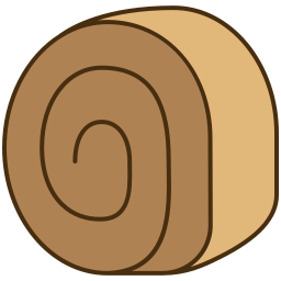Swiss roll icon