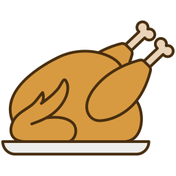 Turkey roast icon