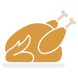 Turkey roast icon