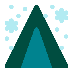 Winter camp icon