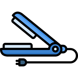 Hair straightener icon