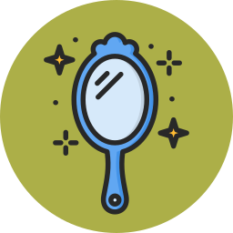 Hand mirror icon