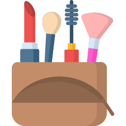 contenedor de maquillaje icono