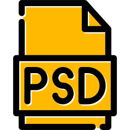 archivo psd icono