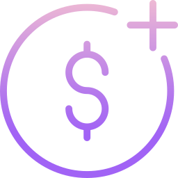 symbole du dollar Icône