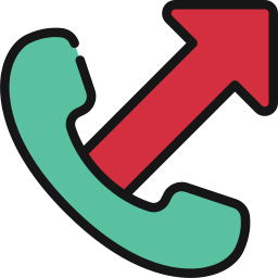 Outgoing call icon