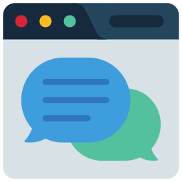 Web chat icon