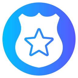 escudo policial Ícone