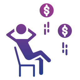 Passive income icon