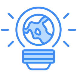 Eco bulb icon