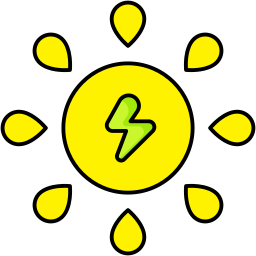 zasilanie słoneczne ikona