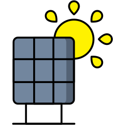 Solar panel icon