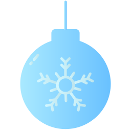 Christmas ball icon