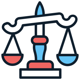 Law scales icon