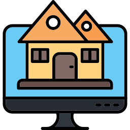 Online home icon