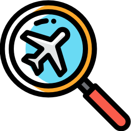 Search flight icon