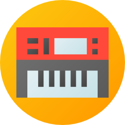 Piano keyboard icon