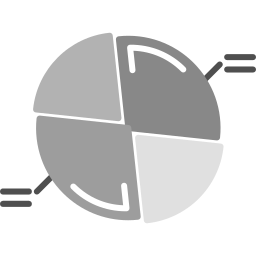 cirkeldiagram icoon