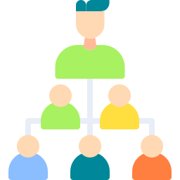 Organization structure icon