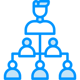 structure d'organisation Icône