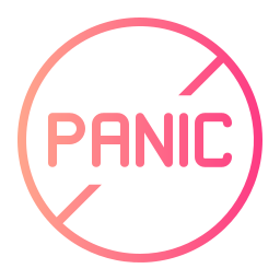 Dont panic icon