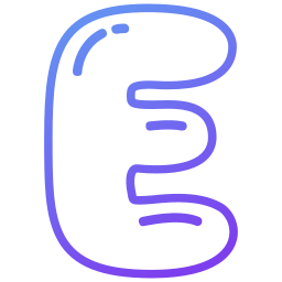 Letter e icon