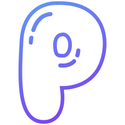 文字p icon