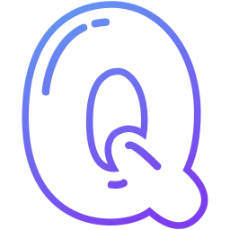 Letter q icon