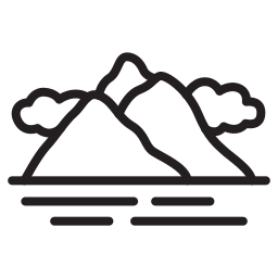 montaña icono