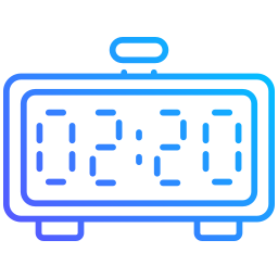 Digital clock icon