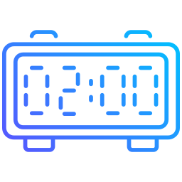 Digital clock icon