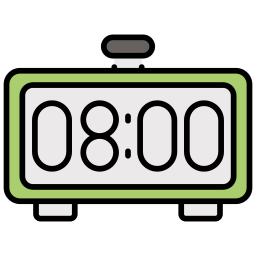 Digital clock icon