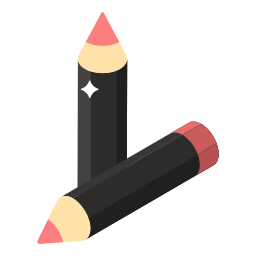 Lip pencil icon