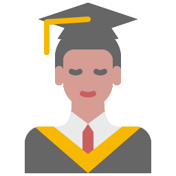 graduación icono