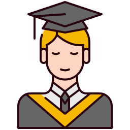 graduación icono