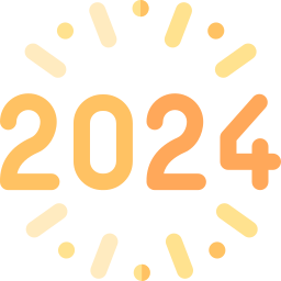 año nuevo icono