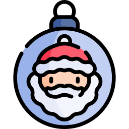 Christmas ball icon