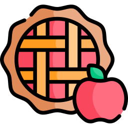 Apple pie icon