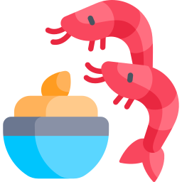 cóctel de camarón icono